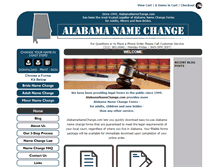 Tablet Screenshot of alabamanamechange.com